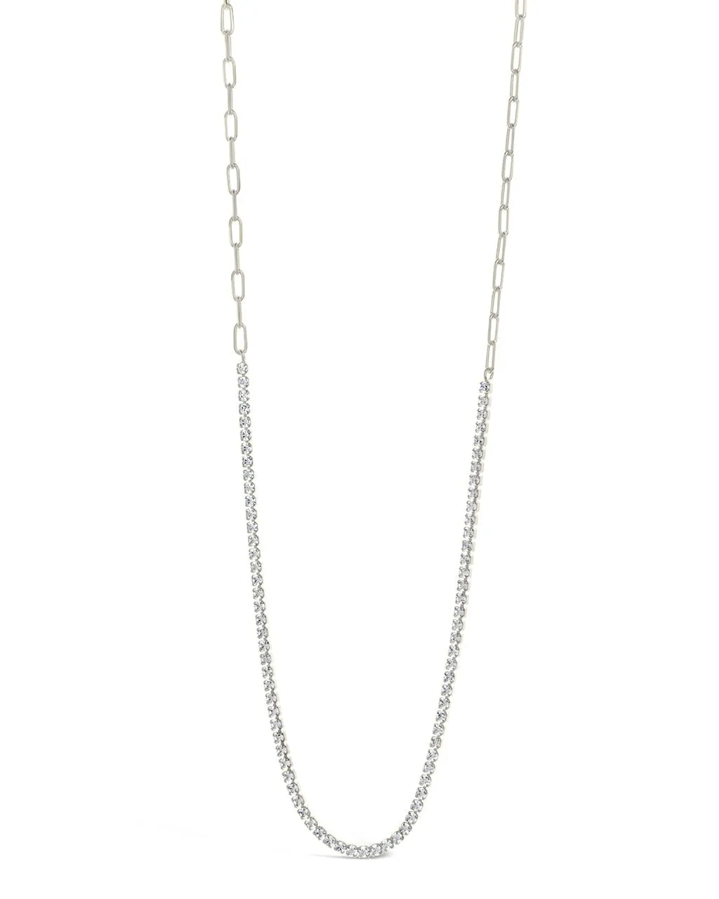 Dani Chain & CZ Tennis Necklace