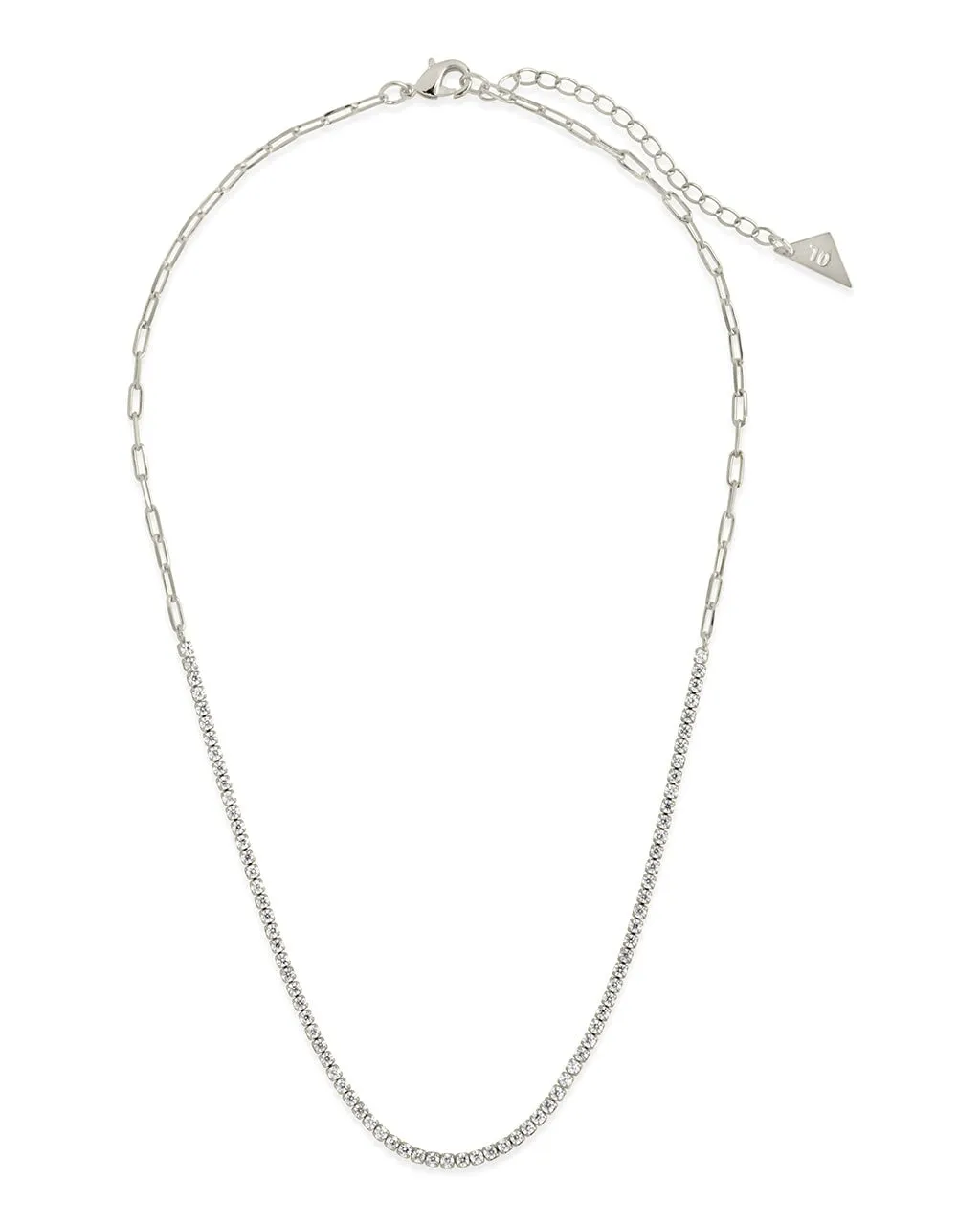 Dani Chain & CZ Tennis Necklace