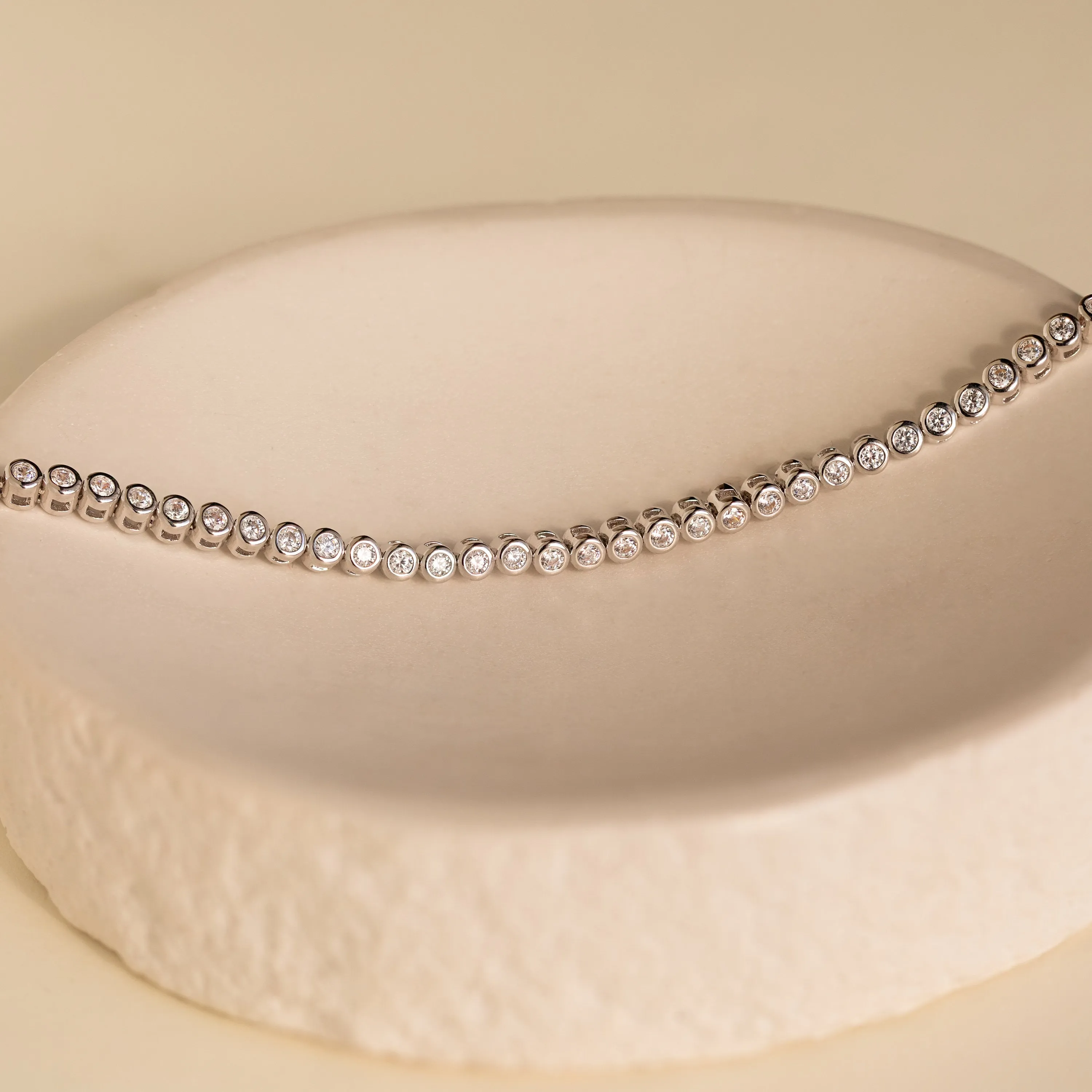 Diamond Bezel Tennis Bracelet