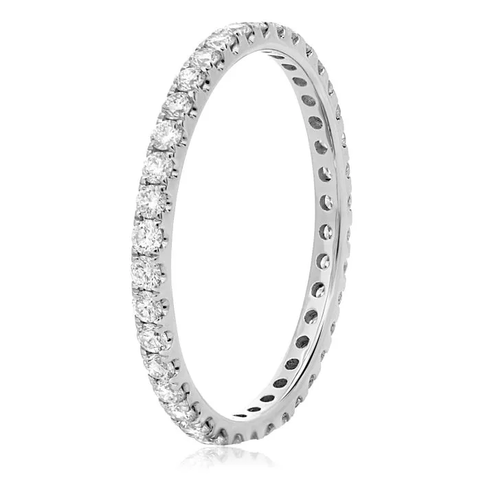 Diamond Eternity Band in 14K Gold, 2.20 mm wide