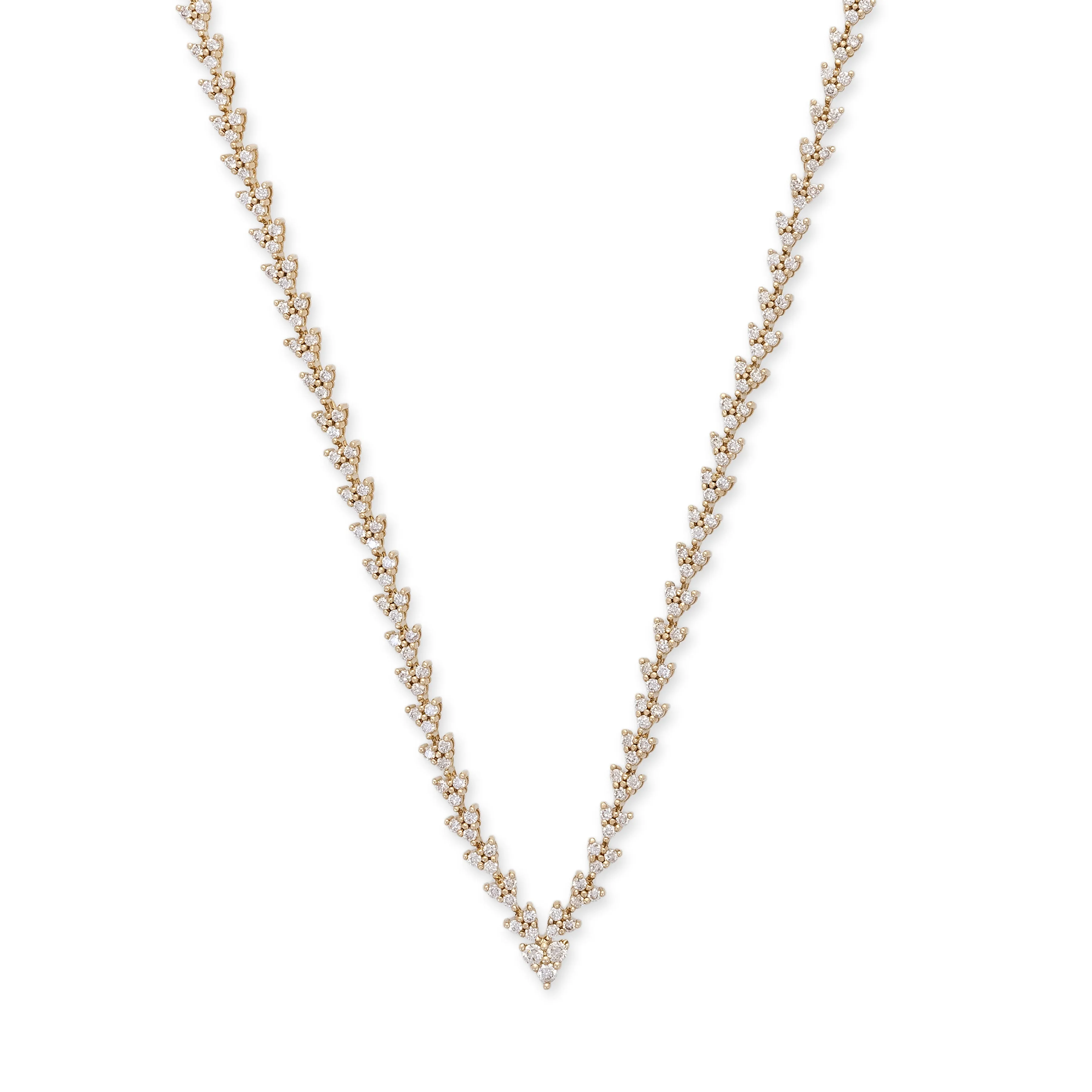 DIAMOND LIZETTE V NECKLACE