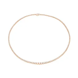 Eloah Graduated Diamond Tennis Necklace