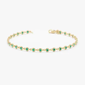 Emerald Tennis Bracelet, Petra