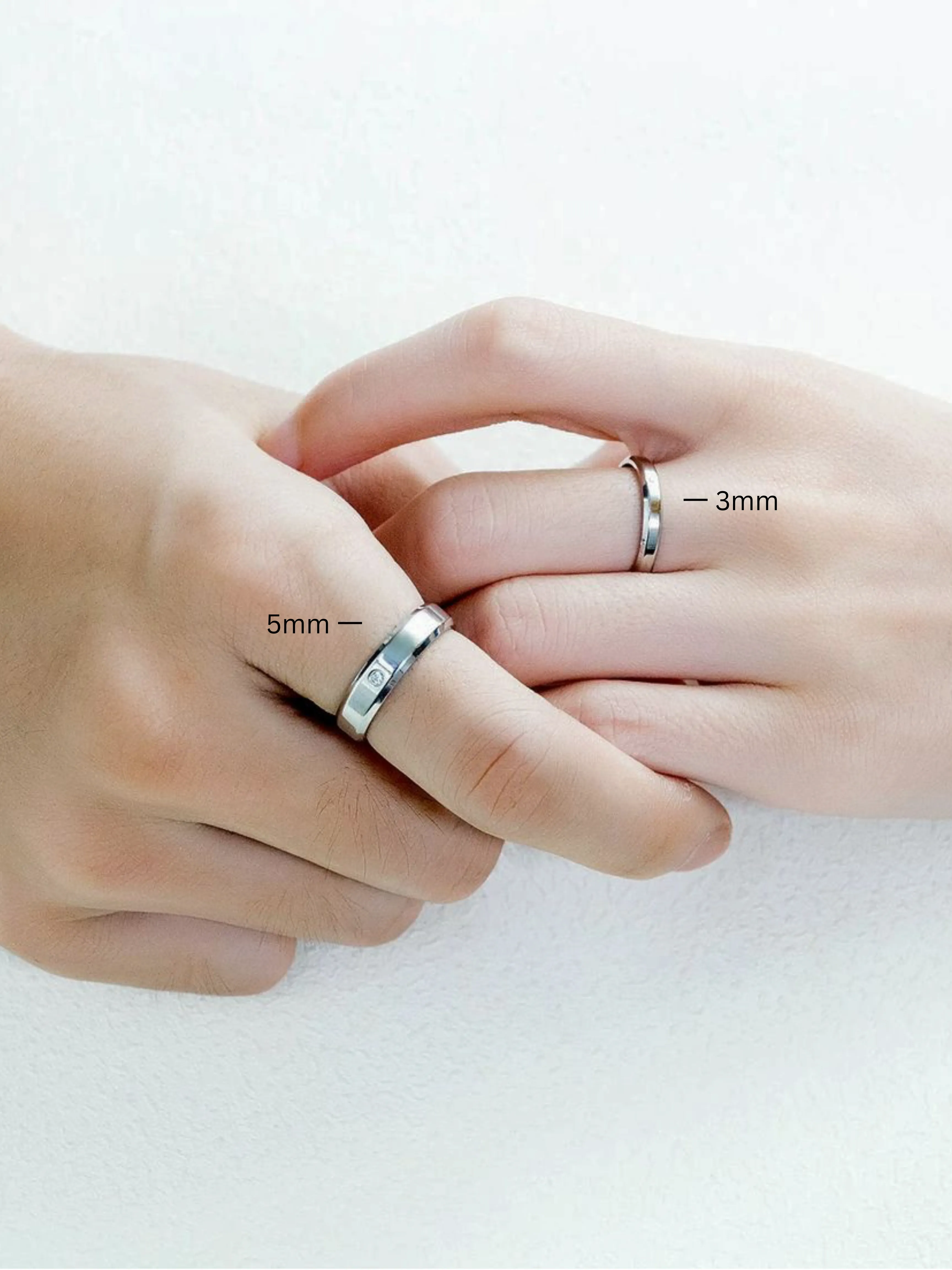 Eternal Diamond Couple Ring