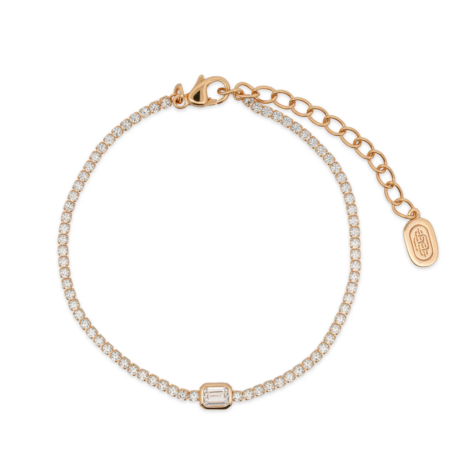 Gold Blanca Tennis Bracelet