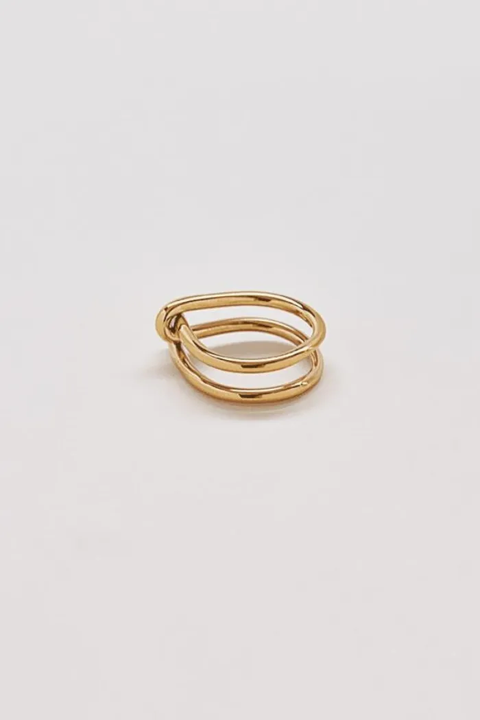 Gold Double Knot Ring