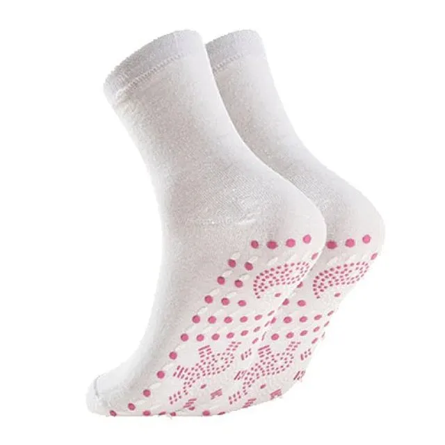 Groovywish Unisex Heated Socks Anti-slip Warm Massaging Stockings