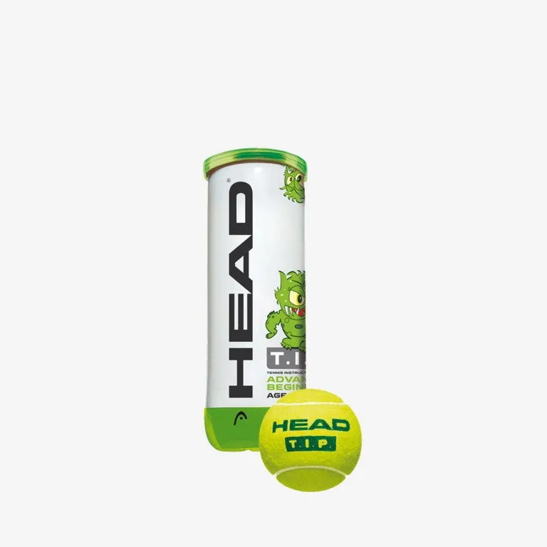 Head 3B TIP JUNIOR & BEGINNER Green Tennis balls bottle [WS]