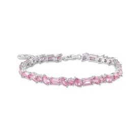 Heritage Glam Pink Tennis bracelet narrow