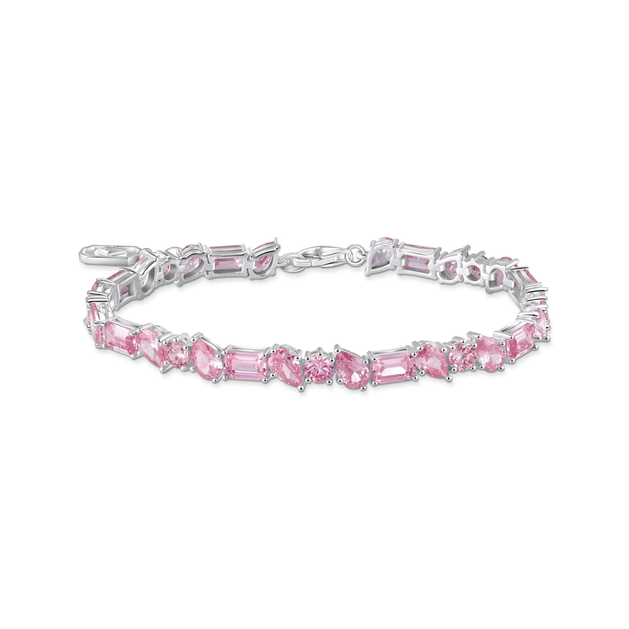 Heritage Glam Pink Tennis bracelet narrow