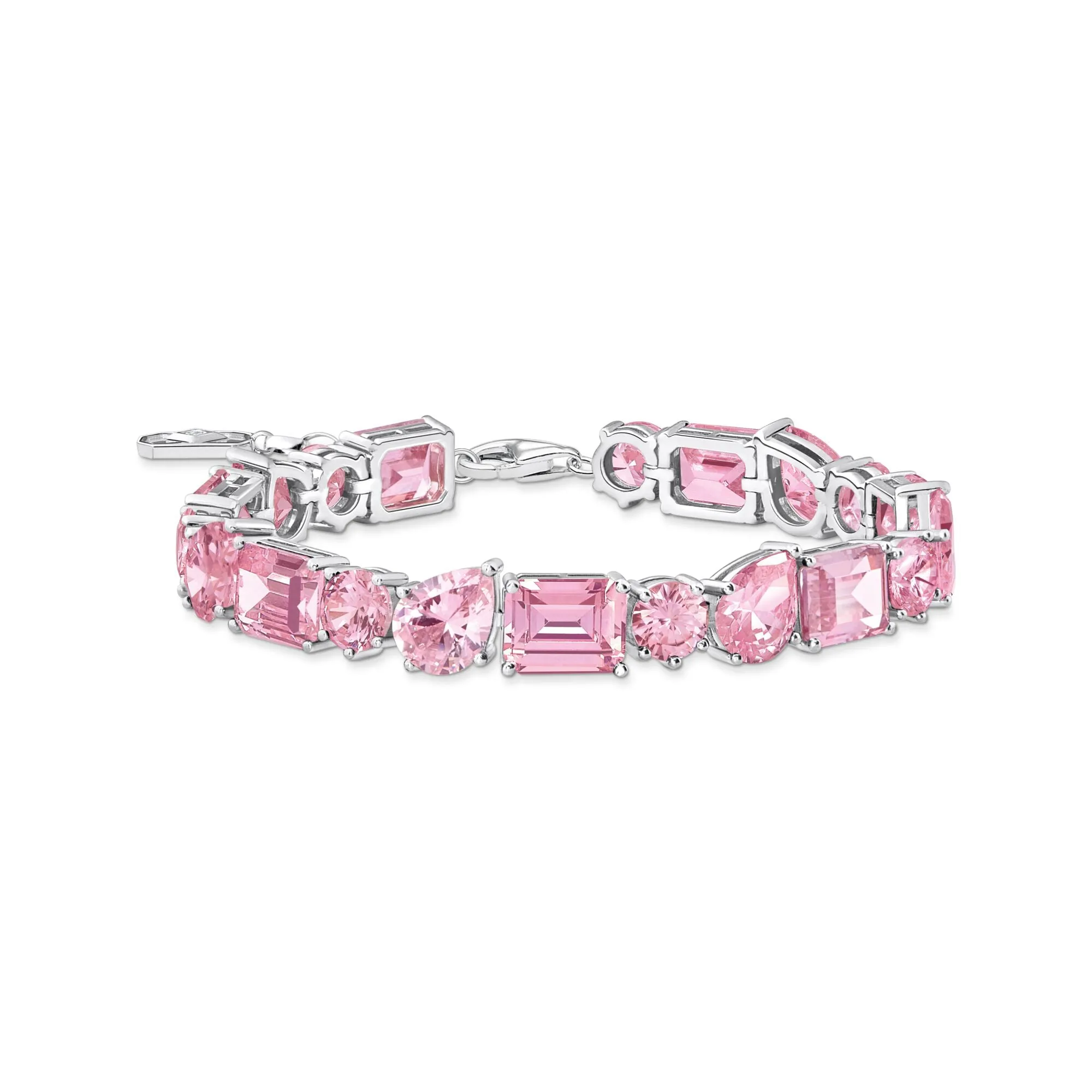 Heritage Glam Pink Tennis Bracelet