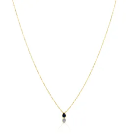 Ines Raindrop Necklace Sapphire