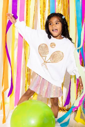 Kids Gold Tennis Sweatshirt