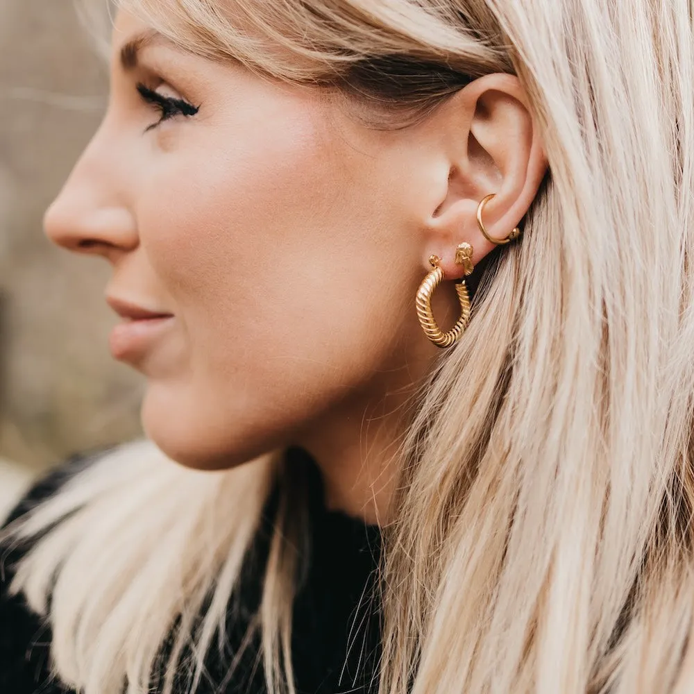 Kinsley Hoop Earrings *WATERPROOF*