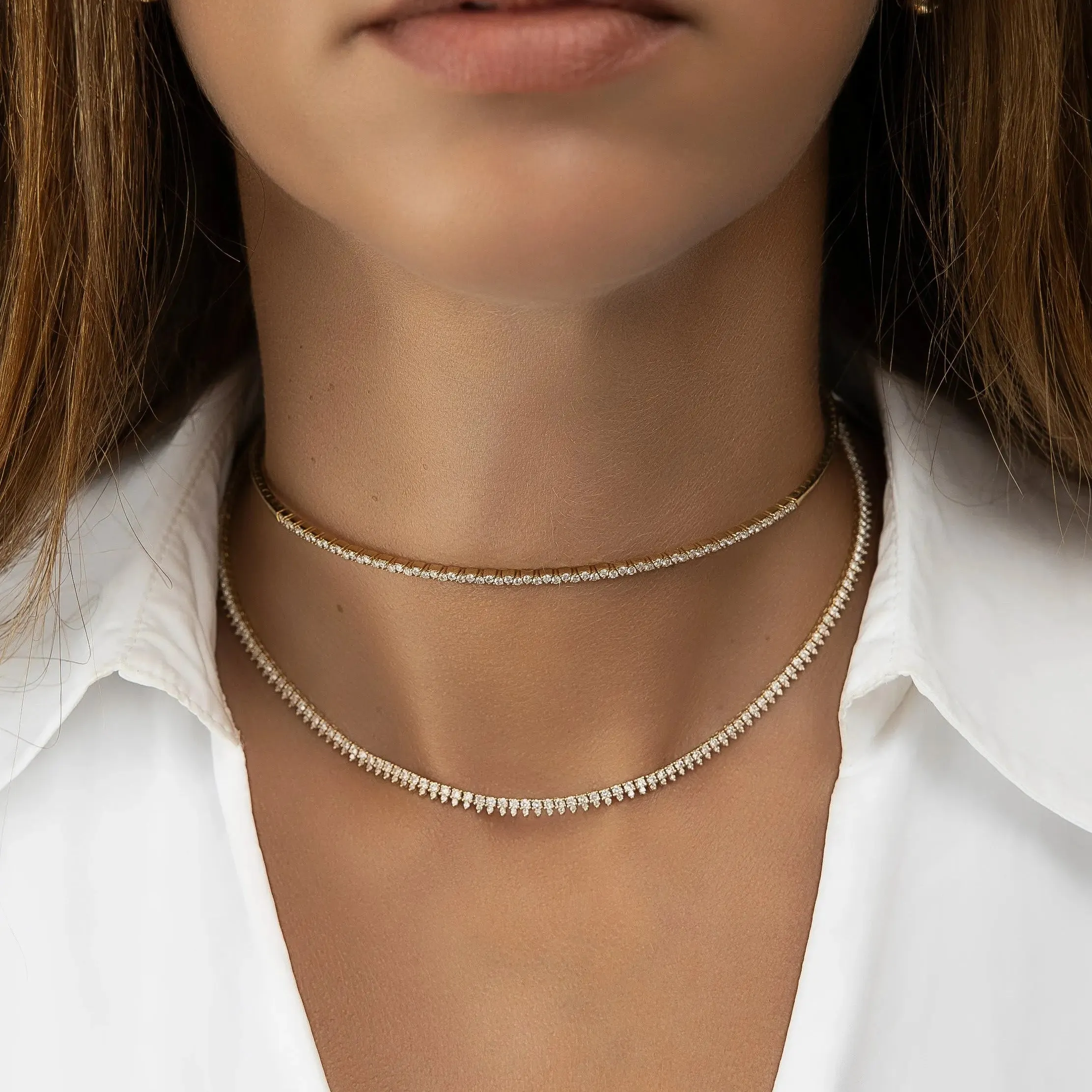 Lorena Diamond Tennis Necklace