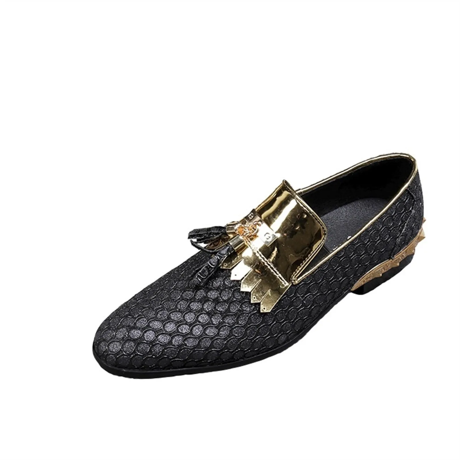 Mens 3CM Slip On Oxford Shoes