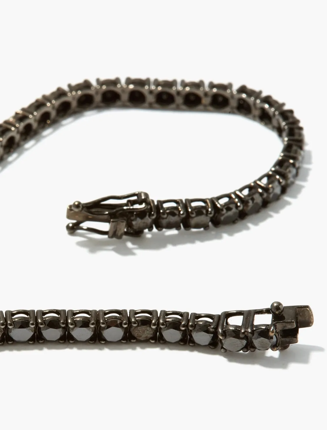 MEN'S BLACK DIAMOND TENNIS BRACELET