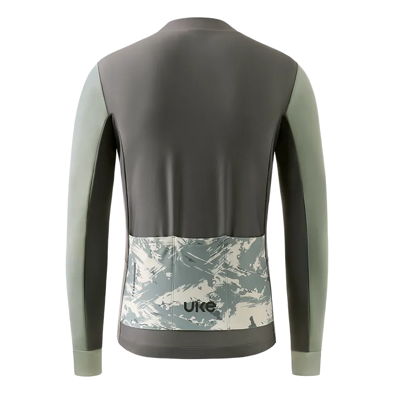 Men's CL-1 Thermal LS Jersey Wind Wing-Flower Coffee