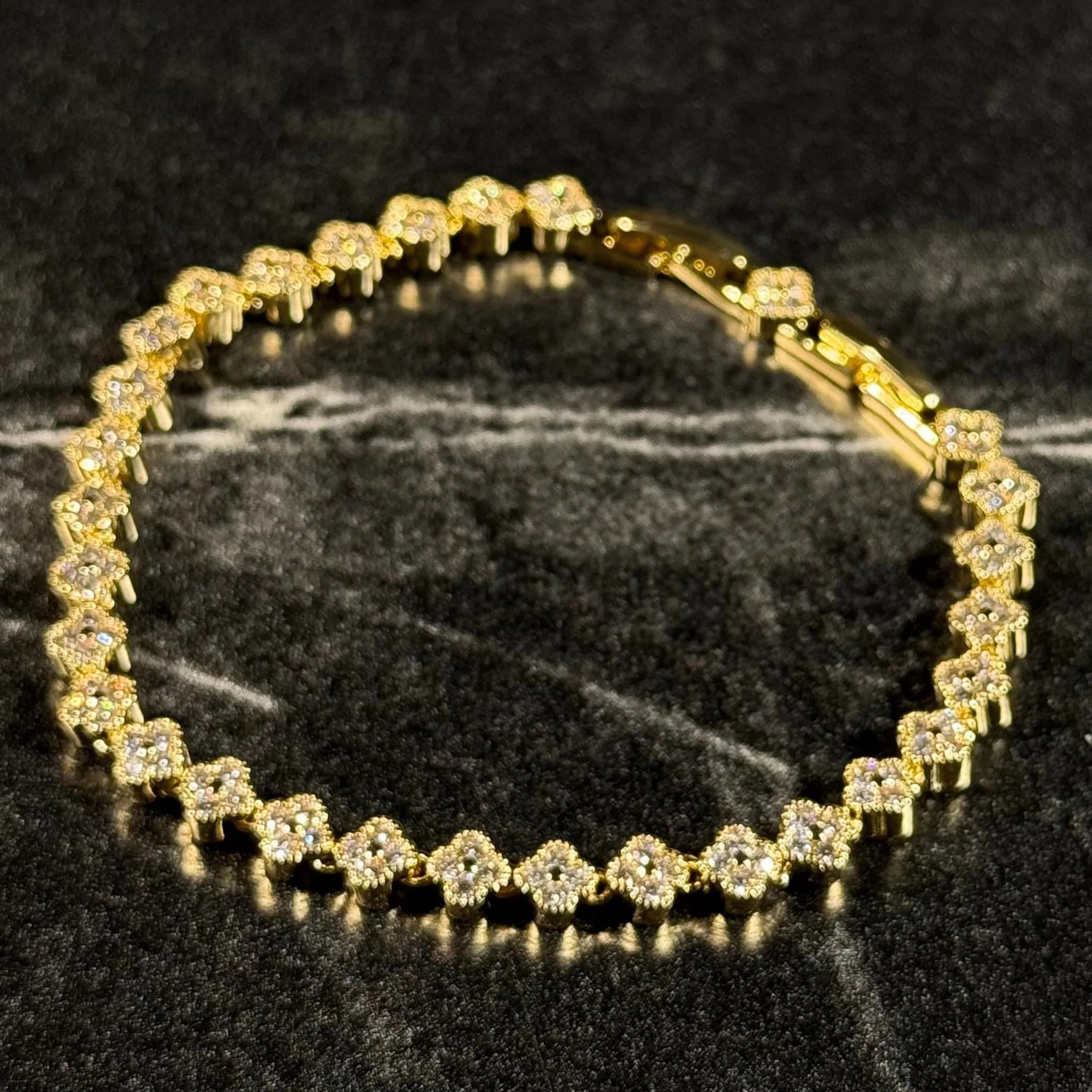 Mini Tennis Hera Gold bracelet