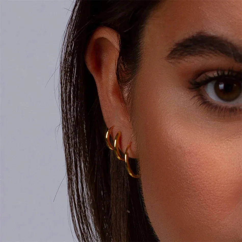 Minimalist Hoop Earrings