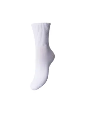 PCCALLY Socks - Bright White