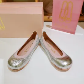 Pretty Ballerinas Silver Metallic Hannah Shoes