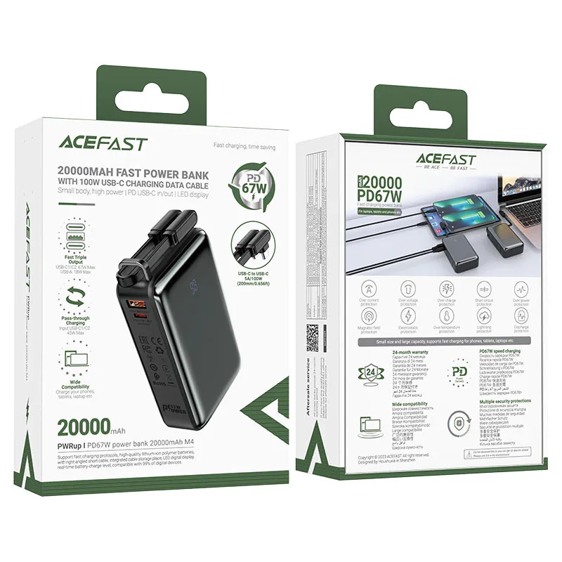 PWRUP M4-PD67W Powerbank 20000mAh