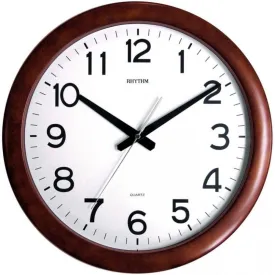 Rhythm Wooden Frame Wall Clock CMG919NR06