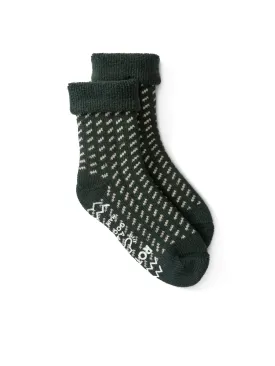 Ro To To Comfy Room Socks Birdseye Green