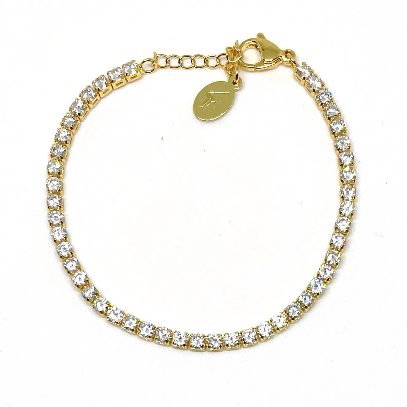 Shimmer Tennis Bracelet - Gold