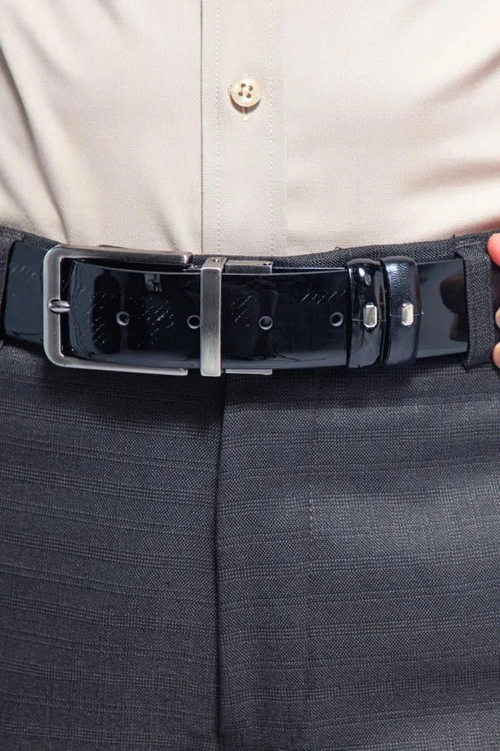 SMOOTH ARROW REVERSIBLE MEN'S BELT