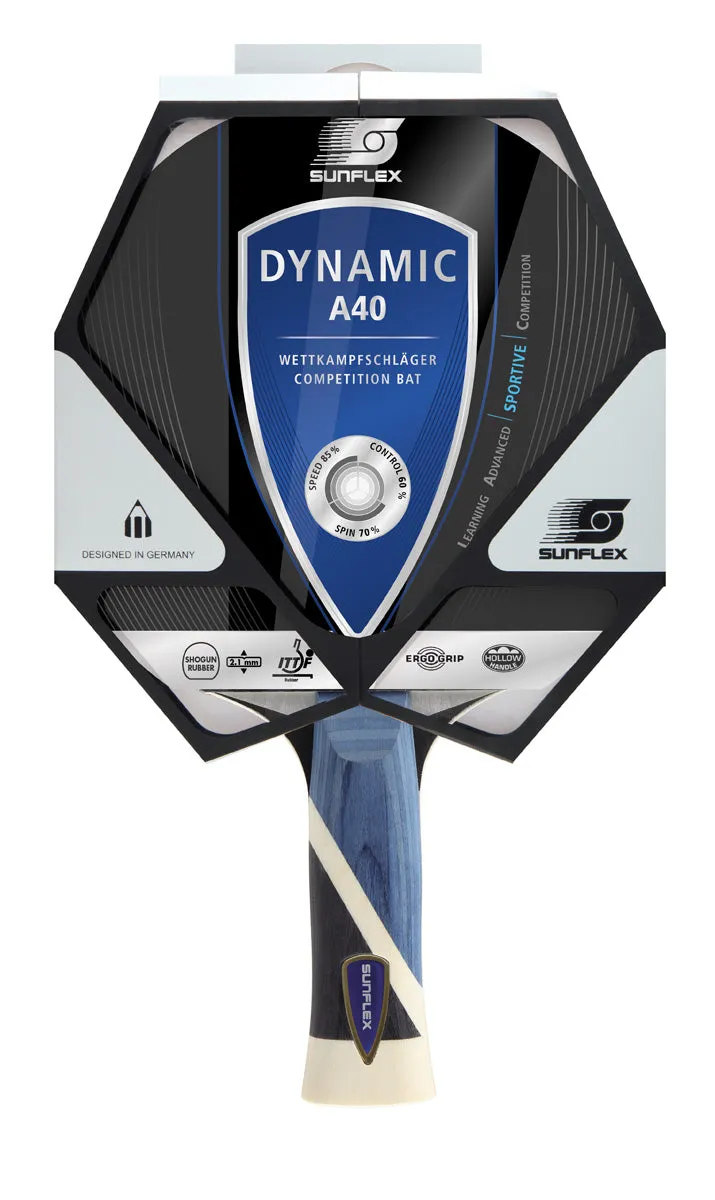 Sunflex Dynamic A40 Table Tennis Bat