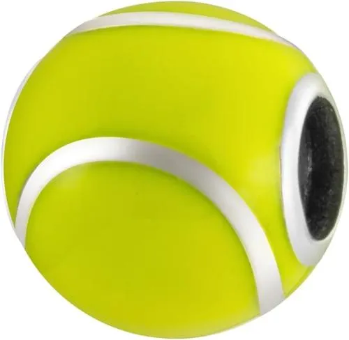 Tennis Ball Bead Charm