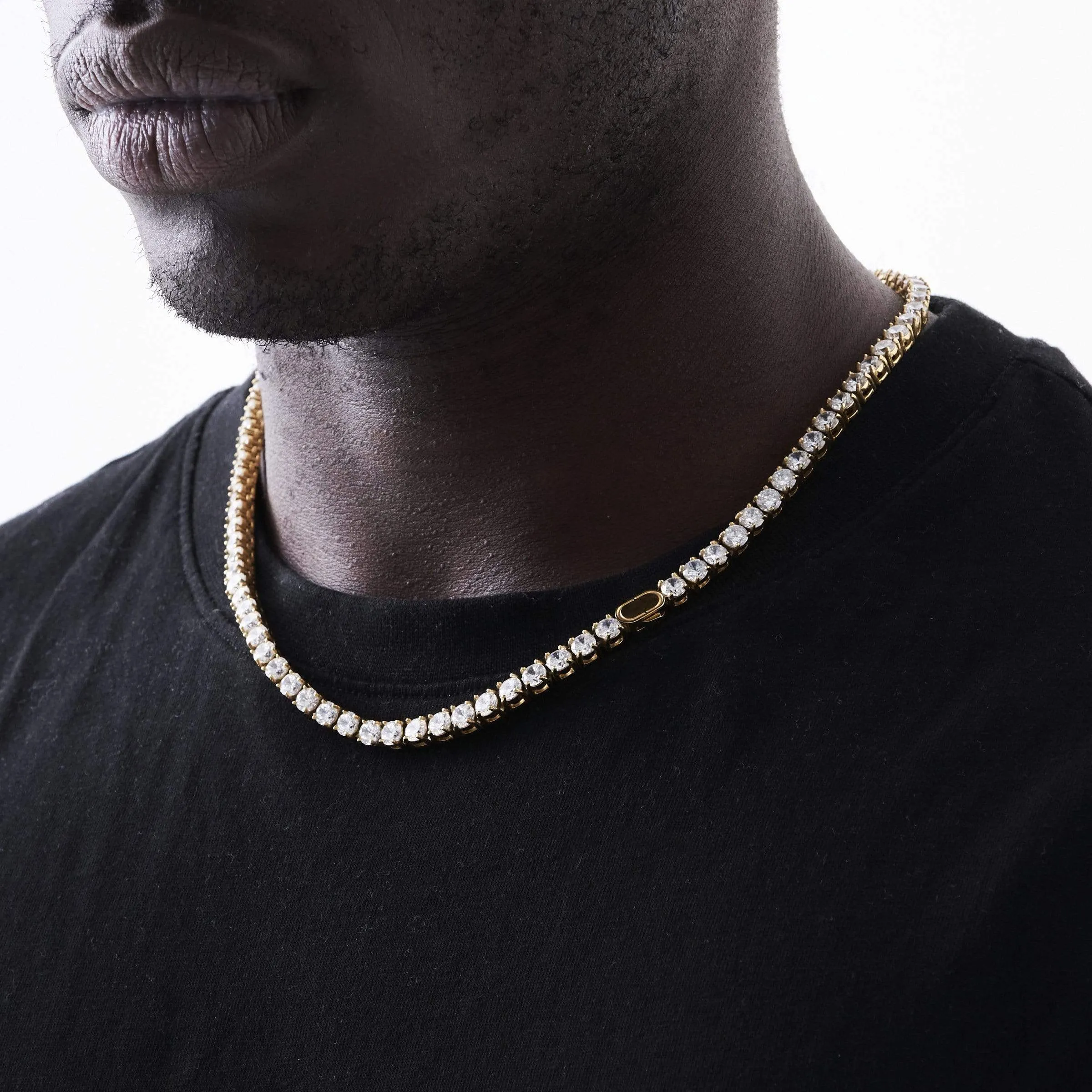 Tennis Chain (Gold) 5mm