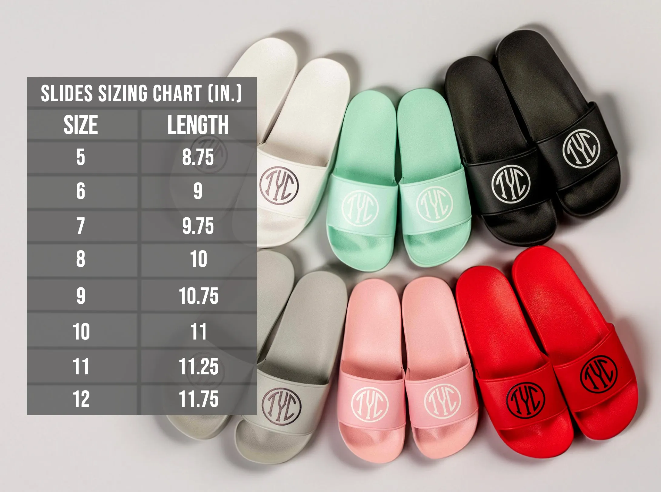 TYC Slides - Pink & White