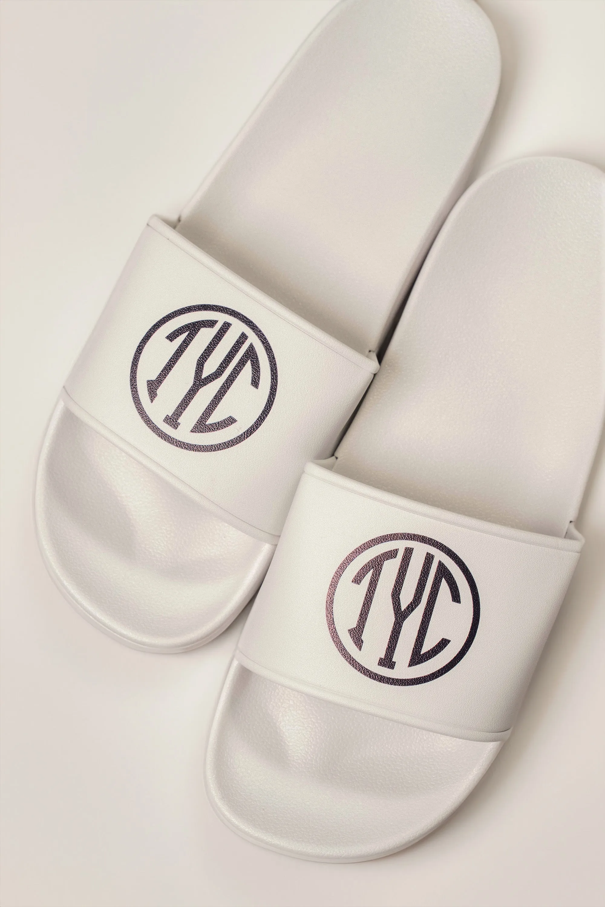 TYC Slides - White & Black