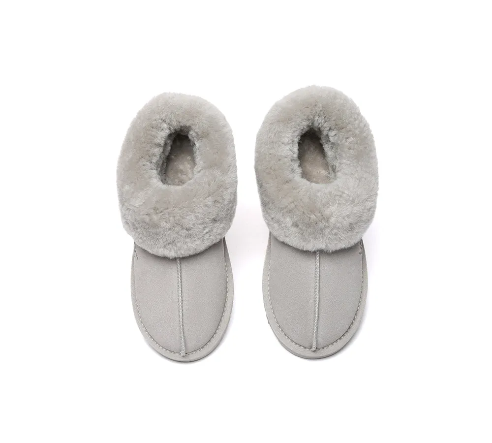 UGG Slippers Sheepskin Wool Ankle Booties Homey Special