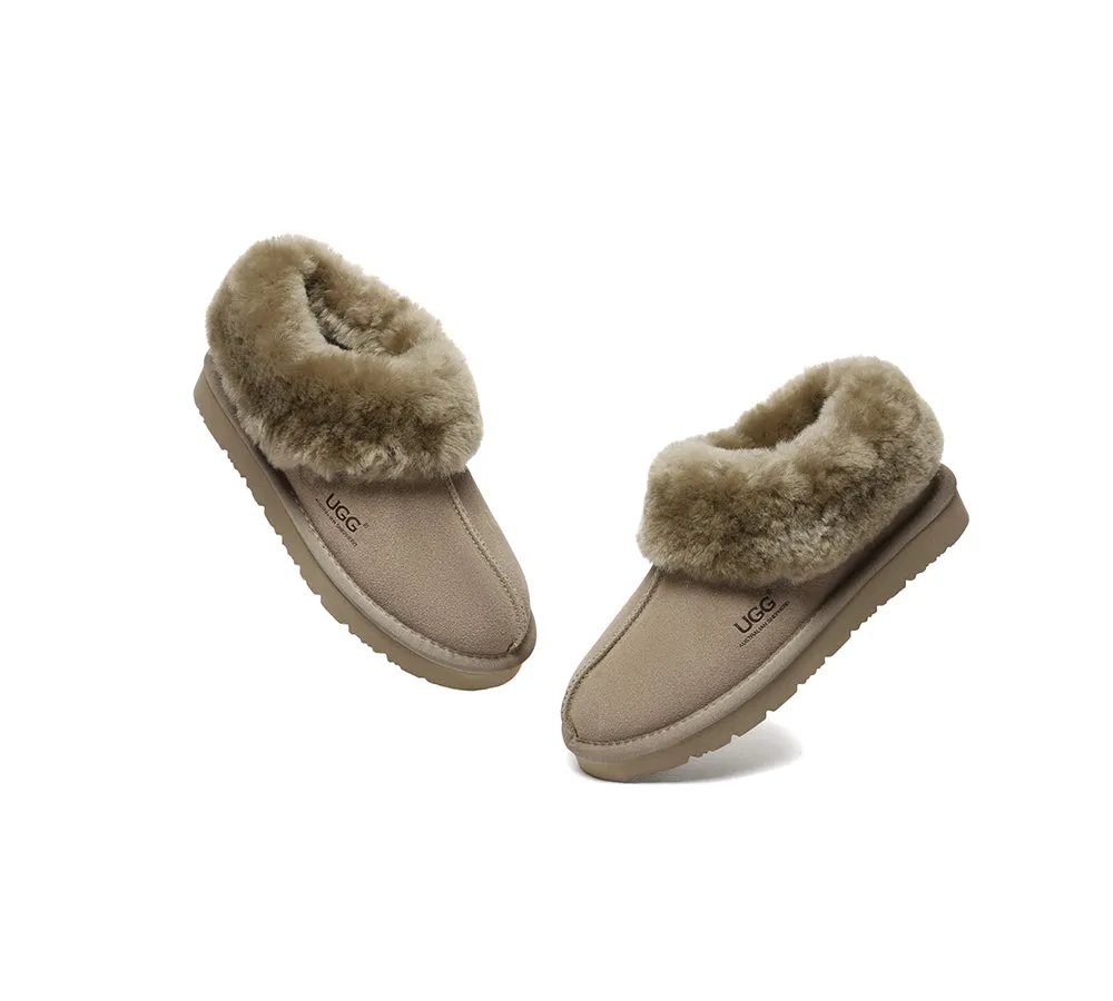 UGG Slippers Sheepskin Wool Ankle Booties Homey Special