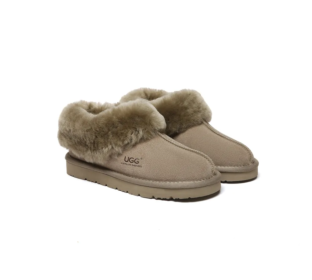 UGG Slippers Sheepskin Wool Ankle Booties Homey Special