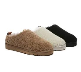 UGG Slippers Sheepskin Wool Plush Ankle Booties Teddycozy