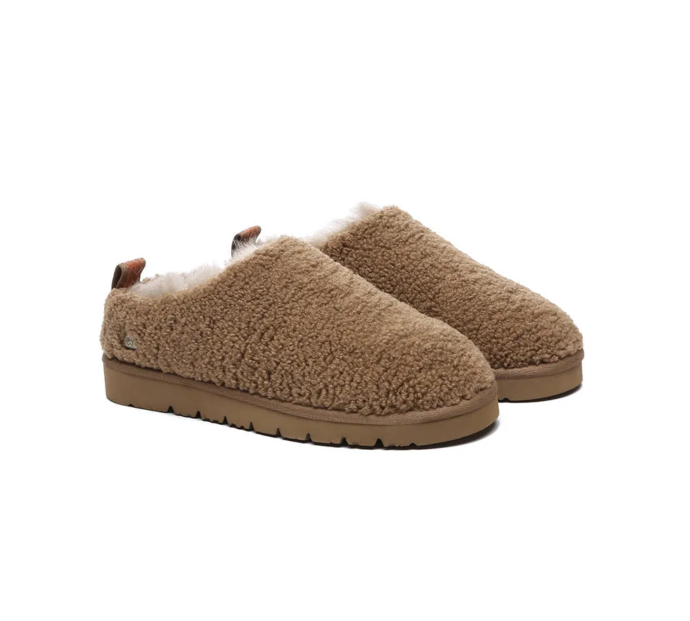 UGG Slippers Sheepskin Wool Plush Ankle Booties Teddycozy