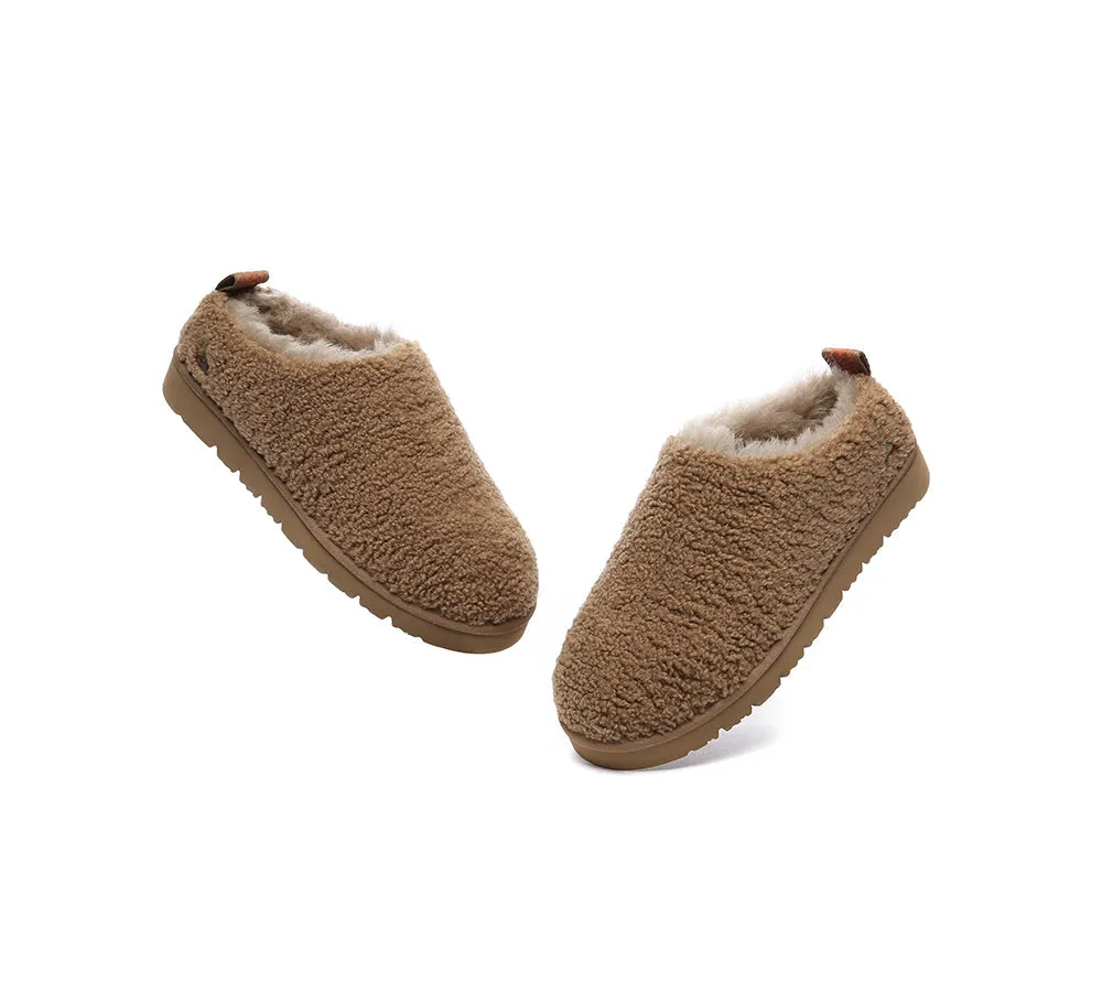 UGG Slippers Sheepskin Wool Plush Ankle Booties Teddycozy