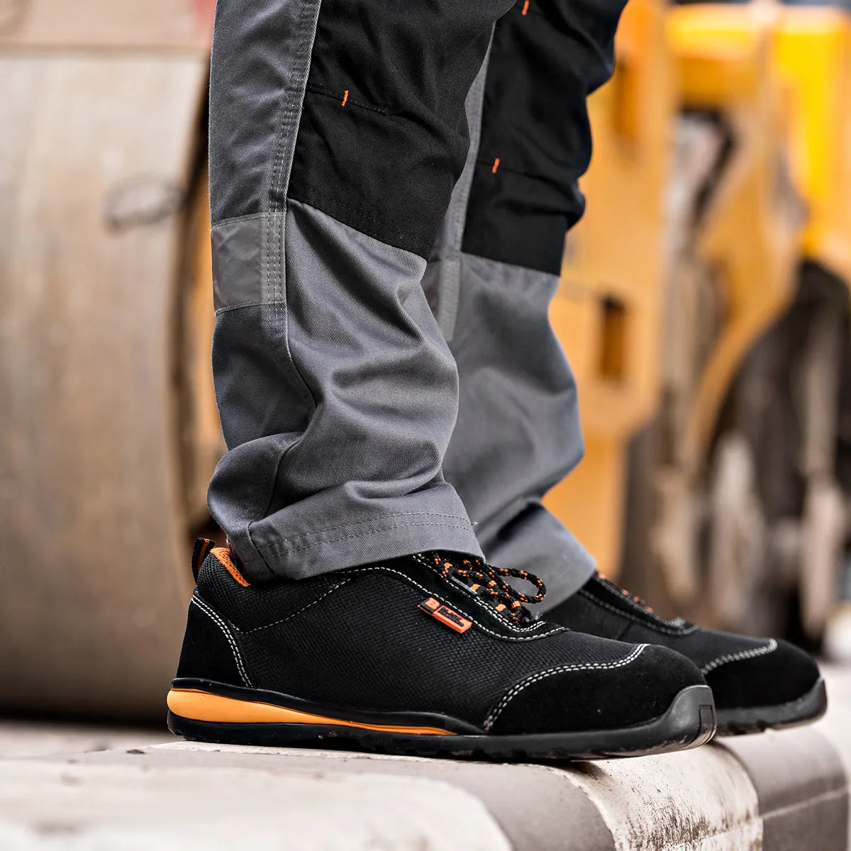 Ultra Lightweight Safety Trainers S1P SRC | Black Hammer Safety Shoes