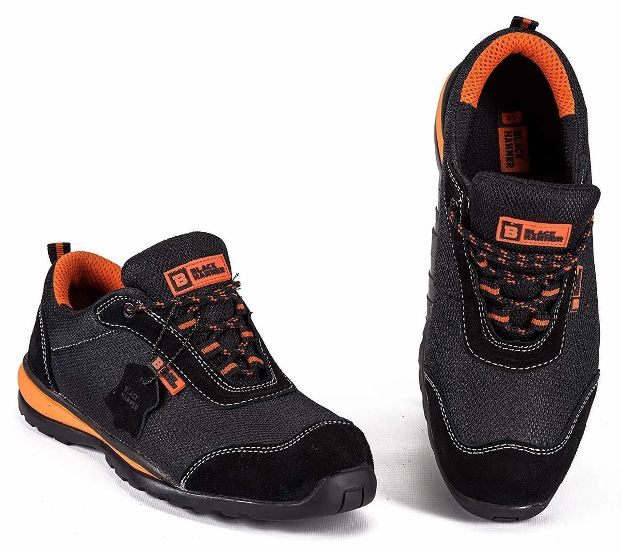 Ultra Lightweight Safety Trainers S1P SRC | Black Hammer Safety Shoes