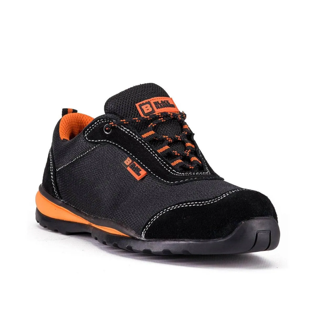 Ultra Lightweight Safety Trainers S1P SRC | Black Hammer Safety Shoes