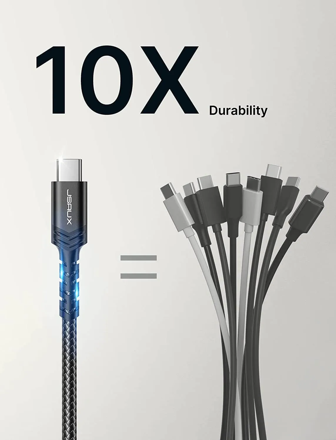 USB-A to C 3A Fast Charging Cable