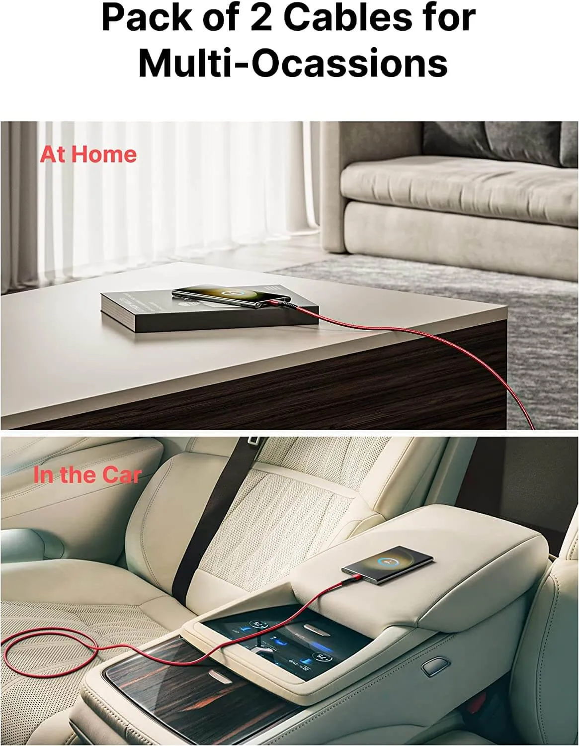 USB-A to C 3A Fast Charging Cable