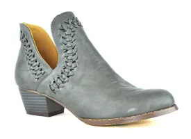 Women's Ted-8 Low Stacked Heeled Women's Ankle Boots