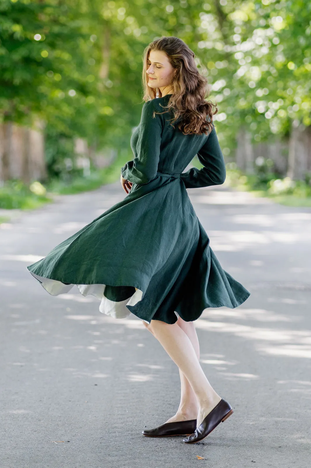 Wrap Dress, Long Sleeve