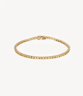 Yellow Sapphire Tennis Bracelet